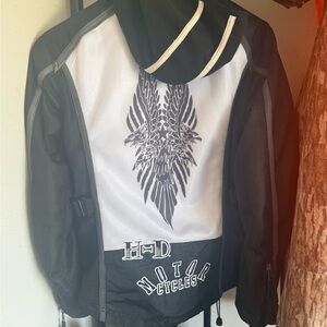 Harley-Davidson Black and White Women's Jacket